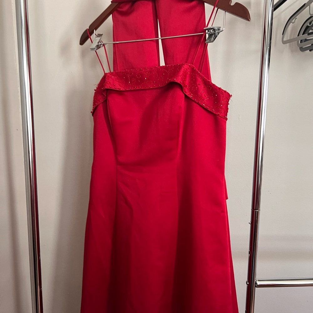 Red Bridesmaid Dress